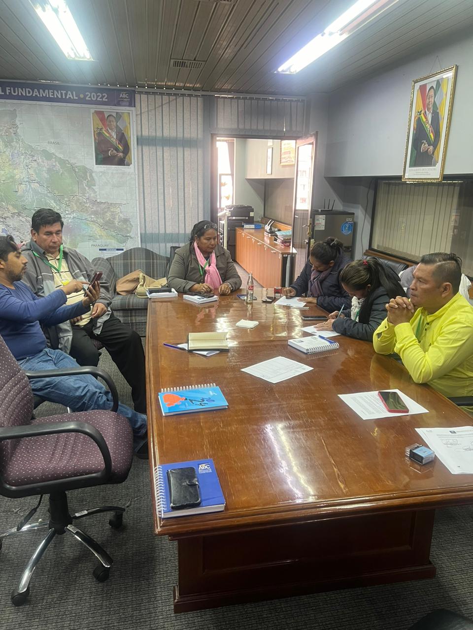 Mediación defensorial posibilita la suscripción de acuerdos entre comunarios  Canichanas y la ABC por el tramo carretero San Javier – San Pedro Nuevo