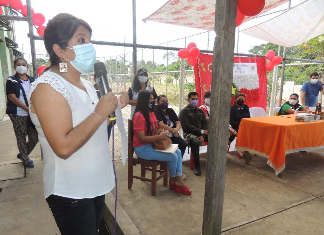 Defensora del Pueblo inaugura la segunda fase del programa “Libros por Rejas” en el penal de Villa Busch en Cobija