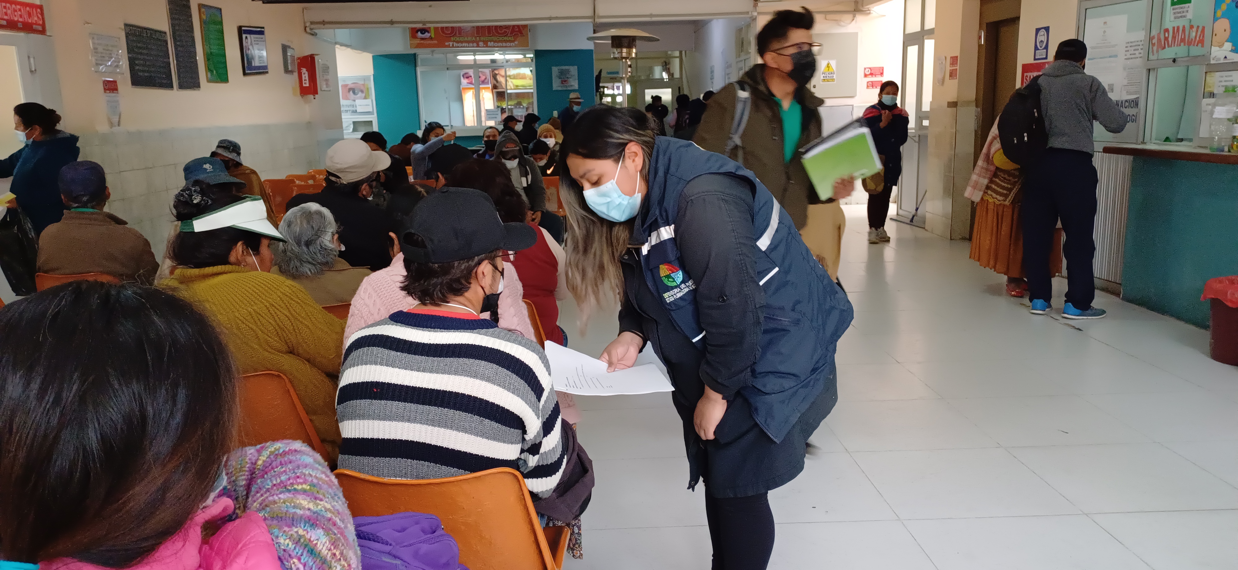 Defensoría del Pueblo impulsa el proyecto “Defensores del Paciente” en el Hospital de Clínicas de La Paz