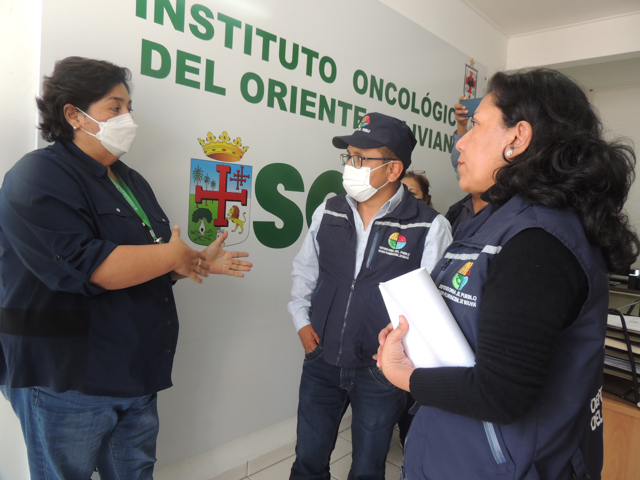 El Defensor del Pueblo destaca plan de contingencia del Instituto Oncológico del Oriente Boliviano